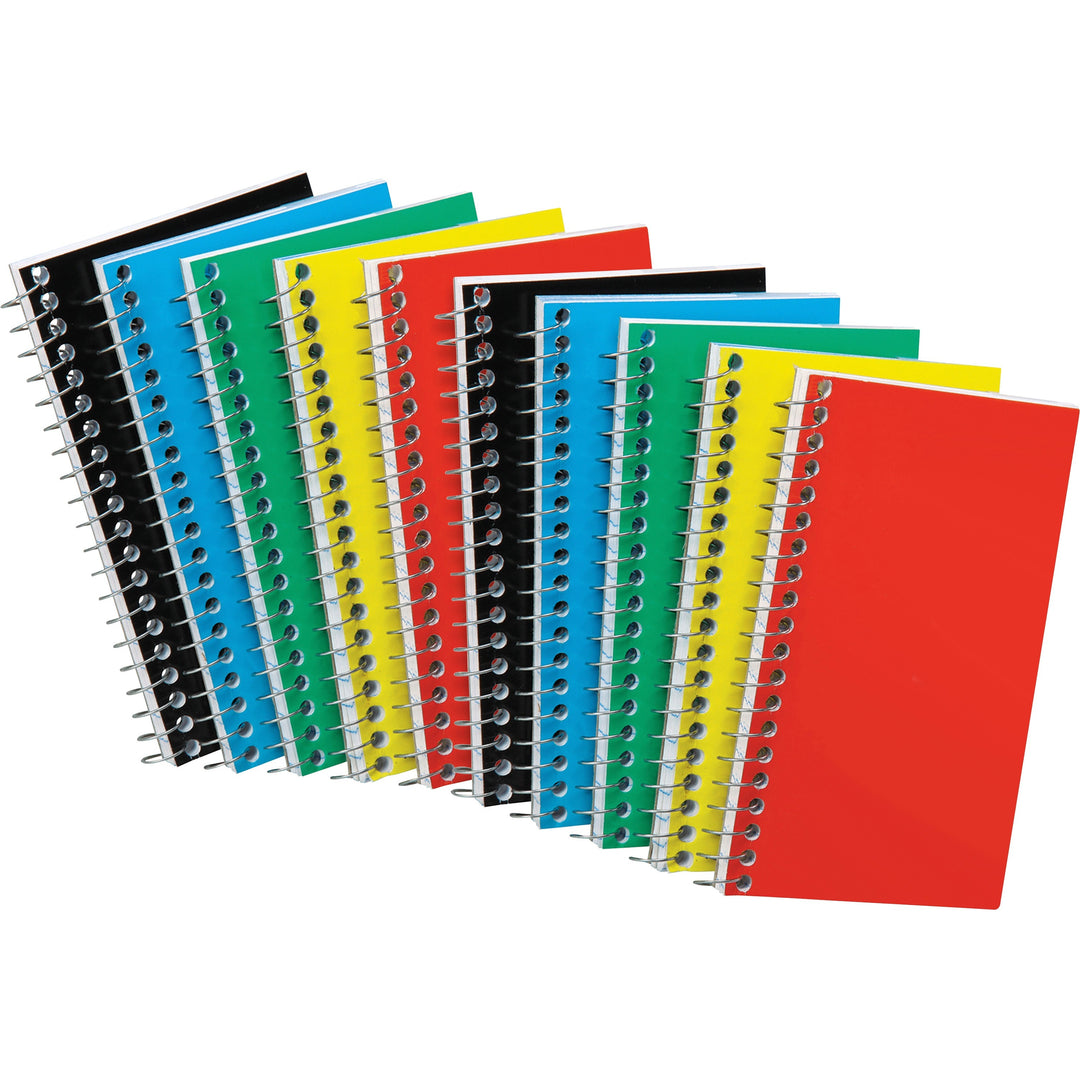 Image of Tops Memo Notebook,Side Spiral,Narrow Rld,50 Shts,5"x3",10/BD,AST