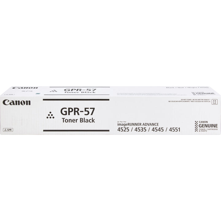Image of Canon® Toner Cartridge, GPR-57, iRunner Adv 4525i, 42100 Yield, BK