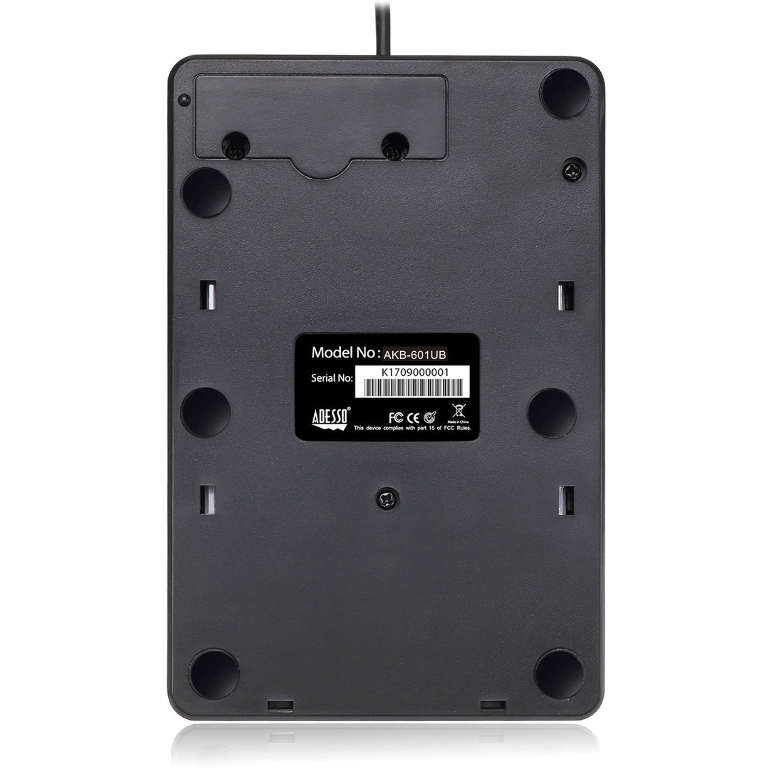 Image of Adesso Spill-Resistant 18-Key Numeric Keypad, Black