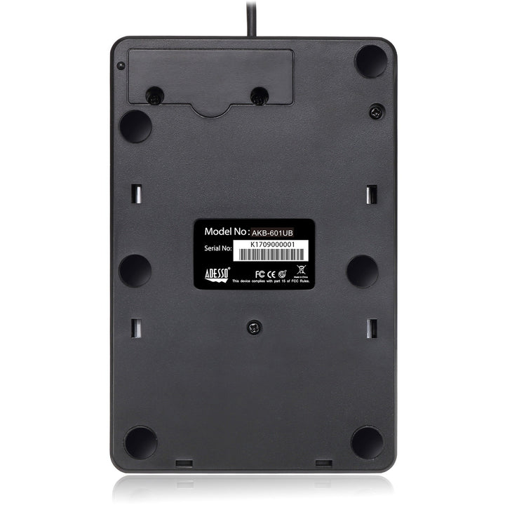 Image of Adesso Spill-Resistant 18-Key Numeric Keypad, Black