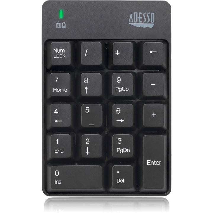 Image of Adesso Wkb6010ub Wireless 18-Key Numeric Usb Keypad, Black