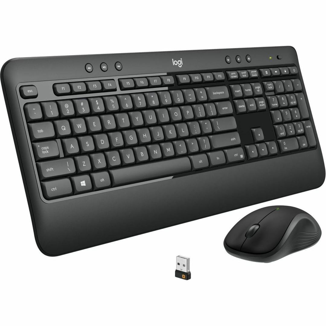 Image of Logitech® Mk540 Wireless Combo, 2.4 Ghz Frequency/30 Ft Wireless Range, Black