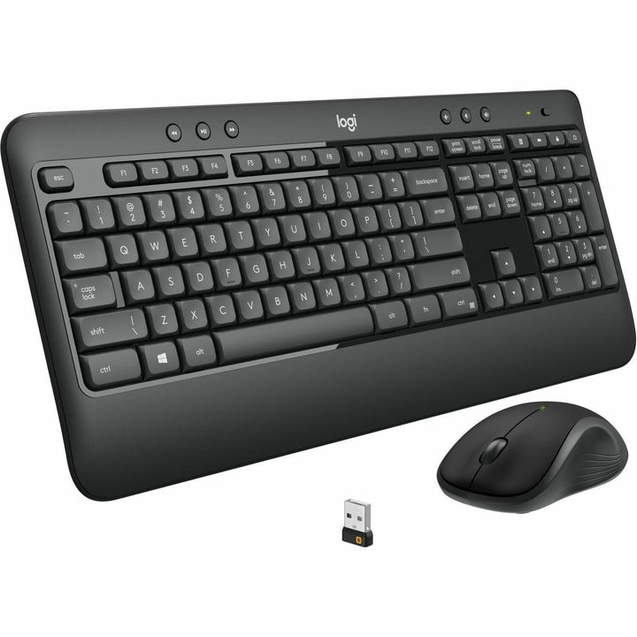 Image of Logitech® Mk540 Wireless Combo, 2.4 Ghz Frequency/30 Ft Wireless Range, Black