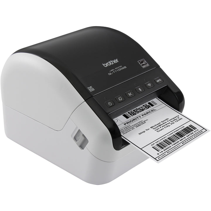 Image of Brother QL-1110NWB Wide Format, Professional Label Printer with Multiple Connectivity Options