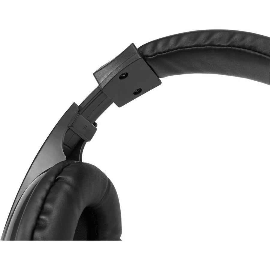 Image of Adesso Xtream H5 Binaural Over The Head Multimedia Headset with Mic, Black