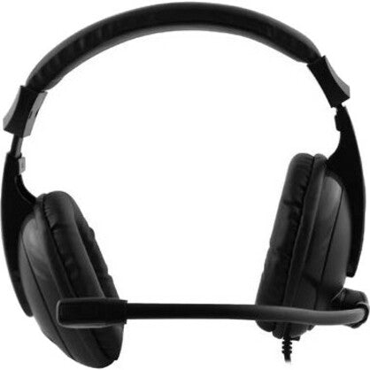 Image of Adesso Xtream H5 Binaural Over The Head Multimedia Headset with Mic, Black