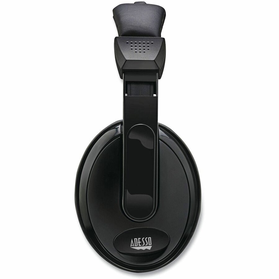 Image of Adesso Xtream H5 Binaural Over The Head Multimedia Headset with Mic, Black