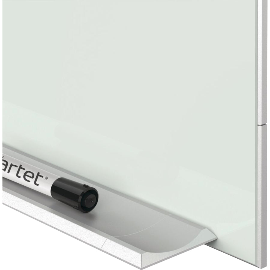 Image of Quartet® Dry-Erase Board, Glass, Magnetic, 85"x48", White