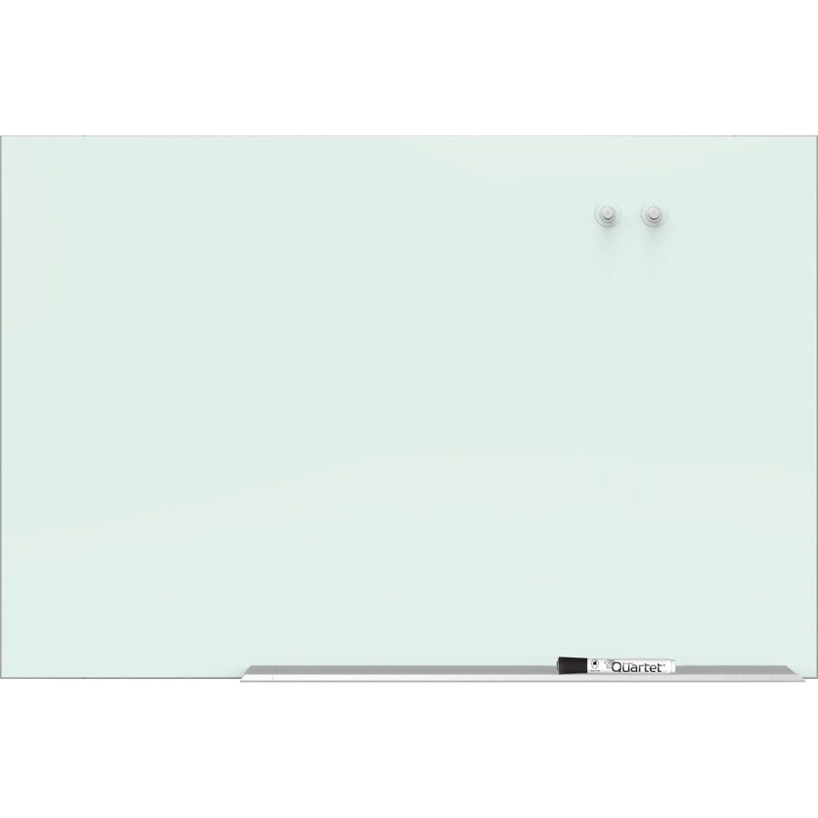 Image of Quartet® Dry-Erase Board, Glass, Magnetic, 85"x48", White