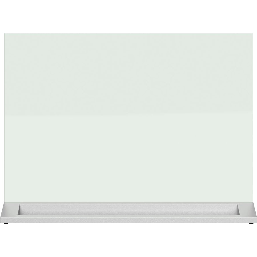 Image of Quartet® Desktop Magnetic Glass Dry-Erase Panel, 23" x 17", White Surface