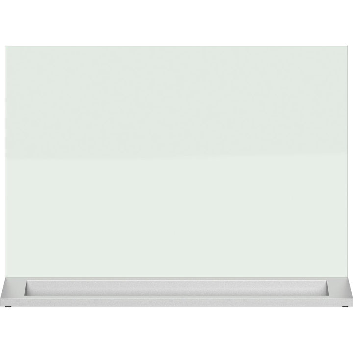 Image of Quartet® Desktop Magnetic Glass Dry-Erase Panel, 23" x 17", White Surface