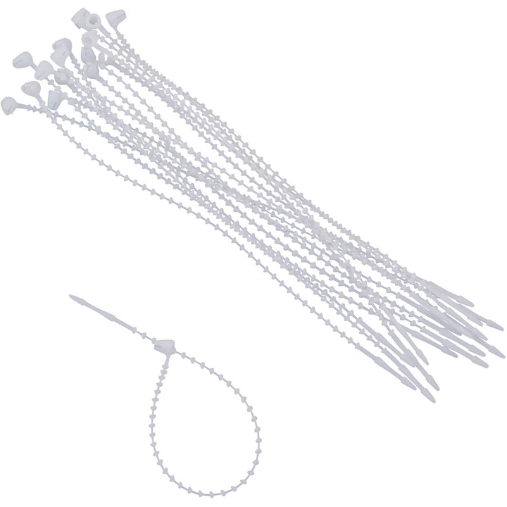 Image of Advantus Cable Tie, Permanent, 1/10"Wx1/4"Lx5-3/4"H, 250/PK, White