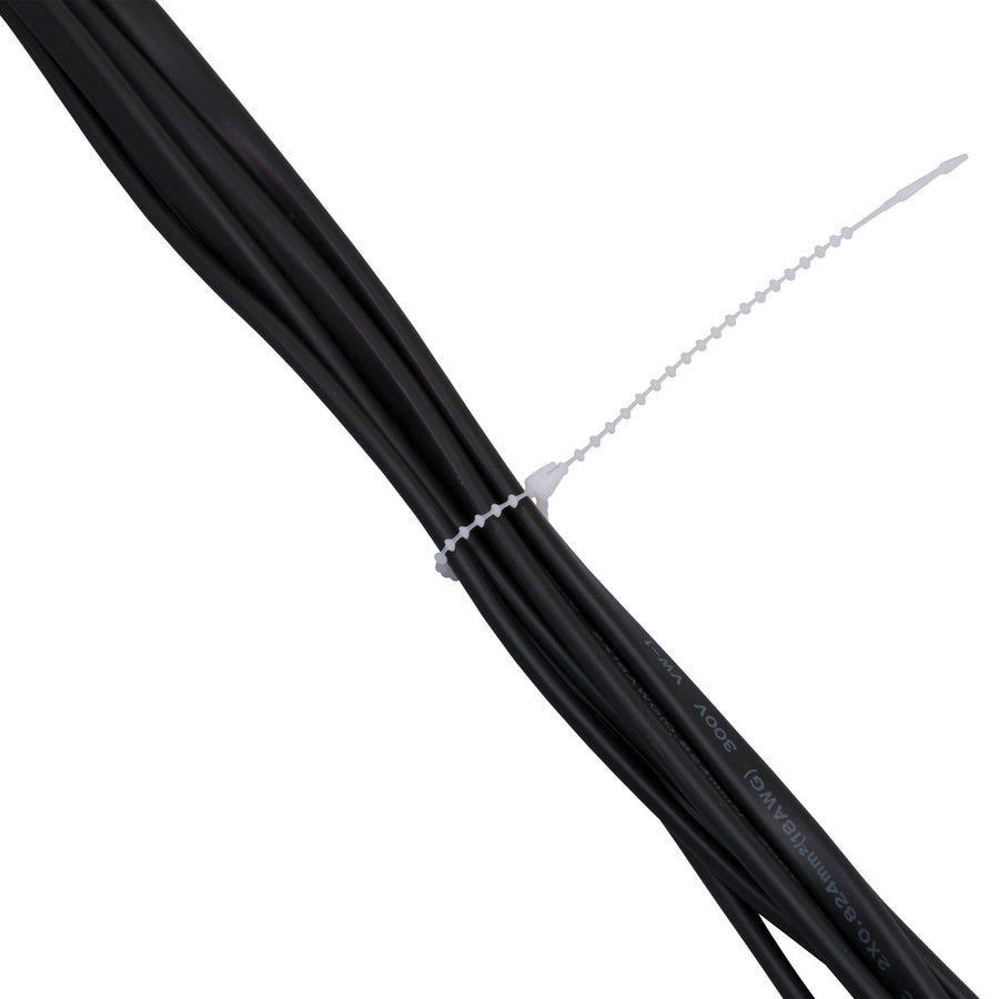 Image of Advantus Cable Tie, Permanent, 1/10"Wx1/4"Lx5-3/4"H, 250/PK, White
