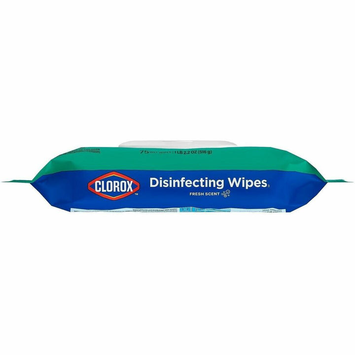 Image of Clorox 31430 Disinfecting Cleaning Wipes Flex Pack, Fresh, White, 75/Pack, 1 Each