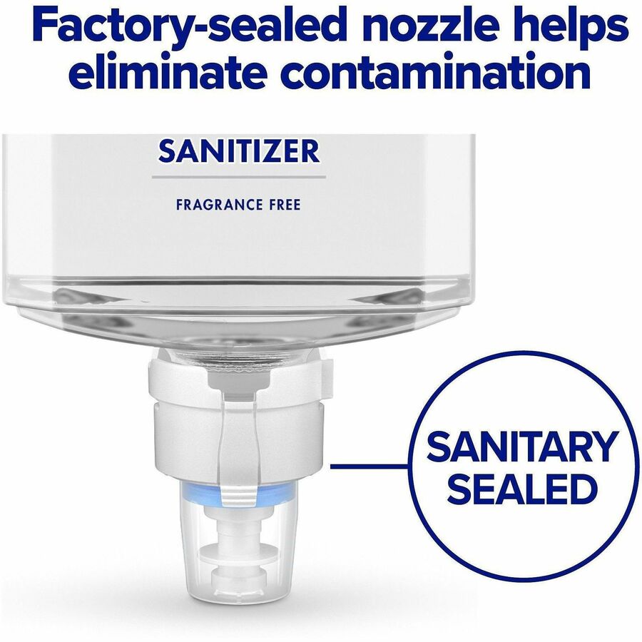 Image of PURELL® 502401 Hand Sanitizer Dispenser, Manual, 1.27 quart Capacity, Locking Mechanism, Durable, Wall Mountable, Graphite, 1 Each