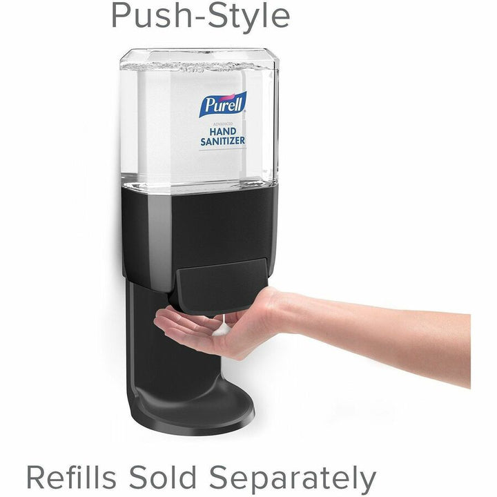 Image of PURELL® 502401 Hand Sanitizer Dispenser, Manual, 1.27 quart Capacity, Locking Mechanism, Durable, Wall Mountable, Graphite, 1 Each