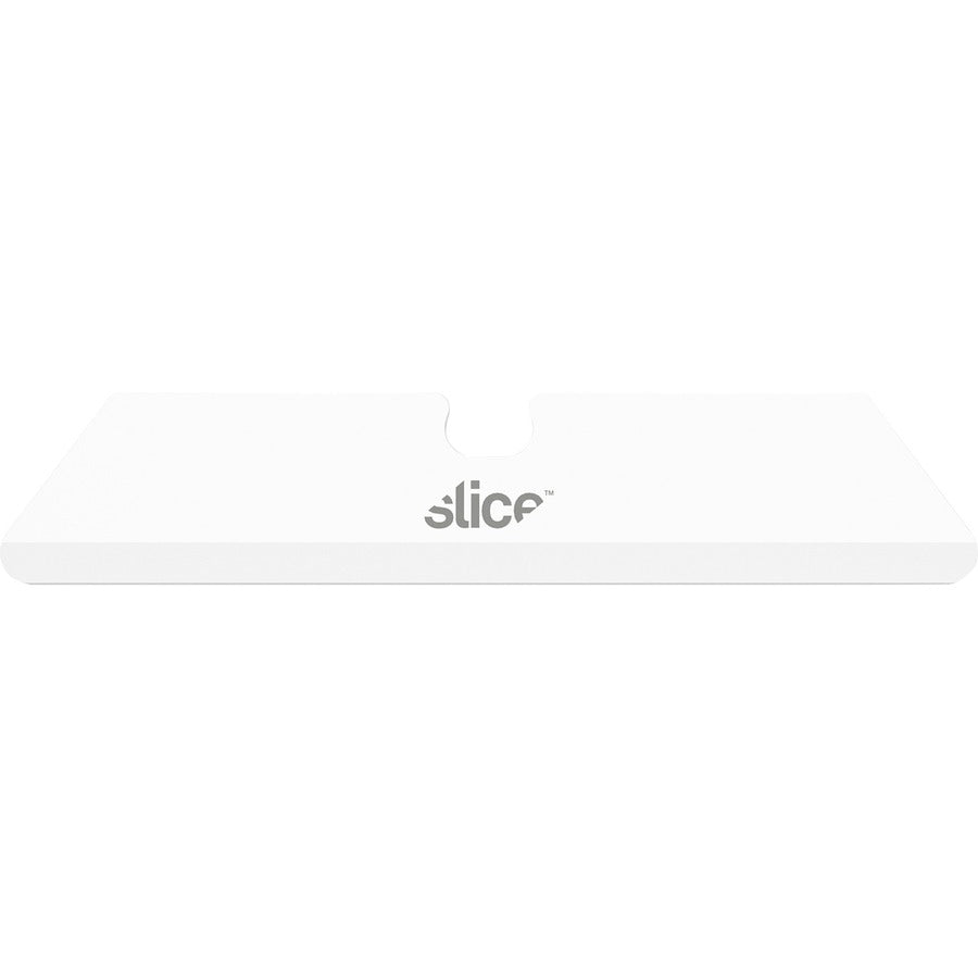 Image of slice® Ceramic Blade, Rounded Tip, 1/2"x2-3/5"x1/10", 3/PK, White