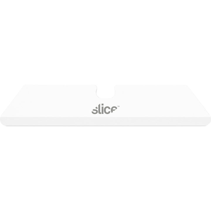 Image of slice® Ceramic Blade, Rounded Tip, 1/2"x2-3/5"x1/10", 3/PK, White