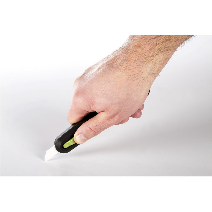 Image of slice® Utility Knife, Auto-Retract, 9/10"Wx6-1/10"Lx1-2/5"H, GYGN