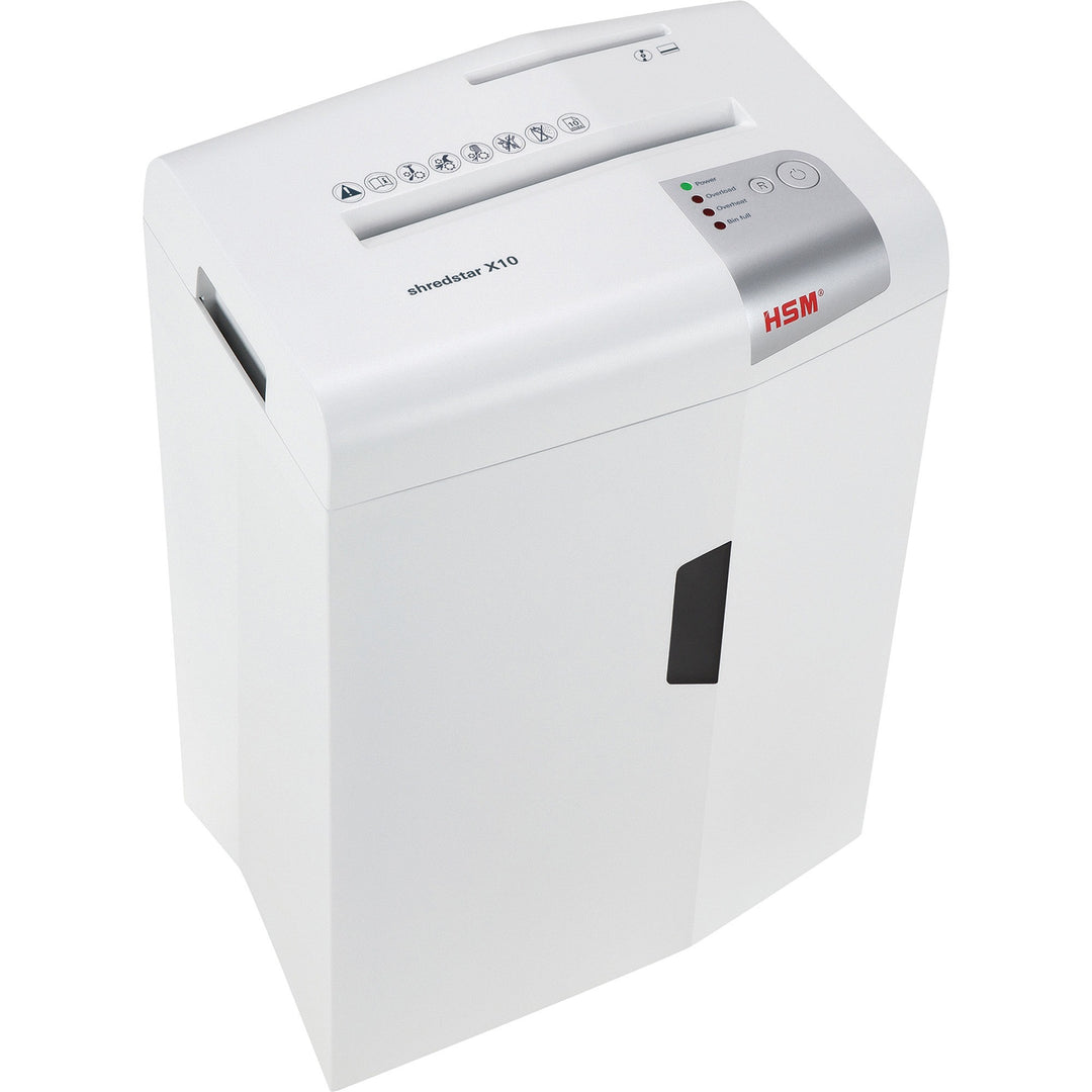 Image of HSM Shredstar X10 Cross-Cut Shredder, 10 Manual Sheet Capacity