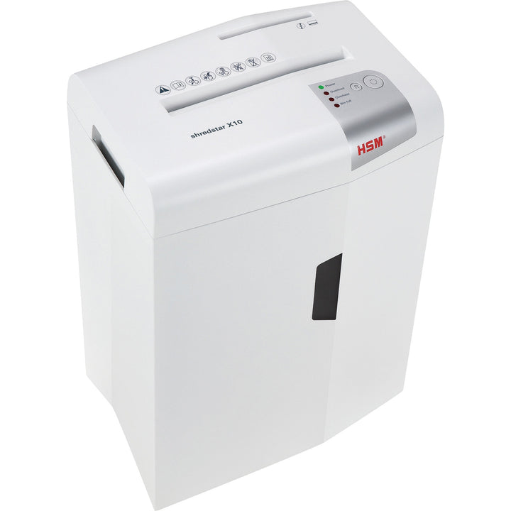 Image of HSM Shredstar X10 Cross-Cut Shredder, 10 Manual Sheet Capacity