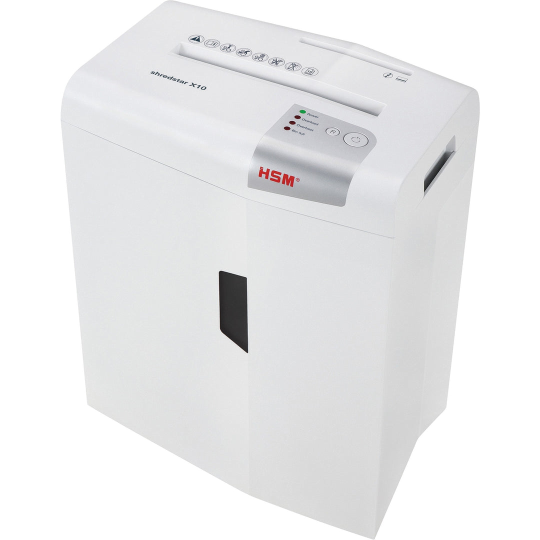 Image of HSM Shredstar X10 Cross-Cut Shredder, 10 Manual Sheet Capacity