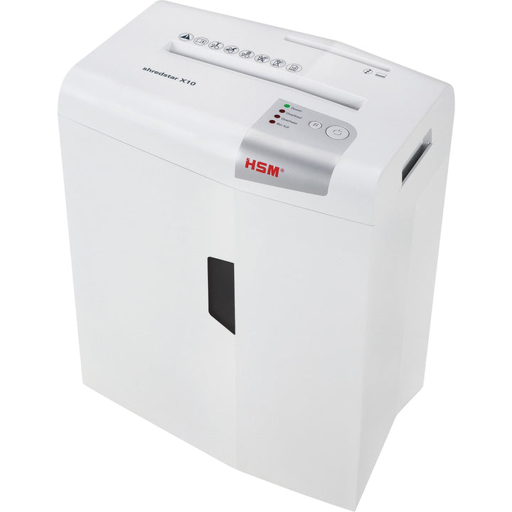 Image of HSM Shredstar X10 Cross-Cut Shredder, 10 Manual Sheet Capacity