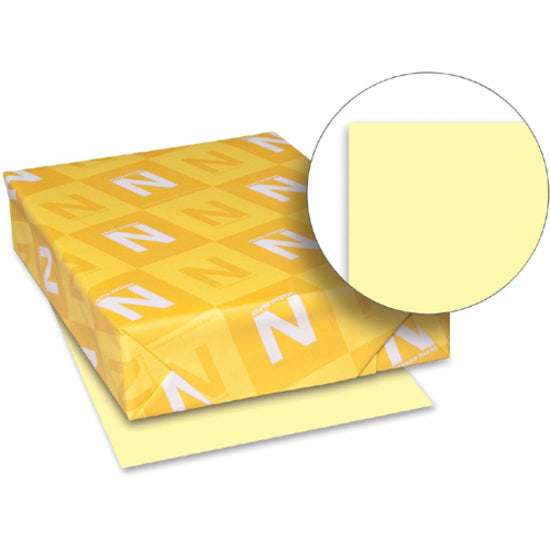 Image of Wausau Papers Vellum Bristol Paper,67 lb,8-1/2"x11",92 Bright,250/PK,YW