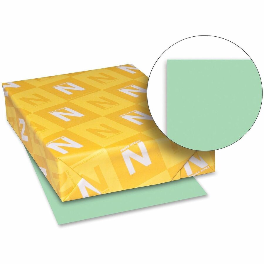 Image of Wausau Papers Vellum Bristol Paper,67 lb,8-1/2"x11",92 Bright,250/PK,GN