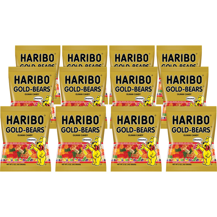 Image of Haribo® Gummy Candy, Haribo Gold Bears, 5oz, 12/CT, Multi
