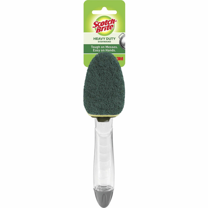 Image of Scotch-Brite 6504 Heavy-Duty Dishwand, 1 Each, Plastic, Green