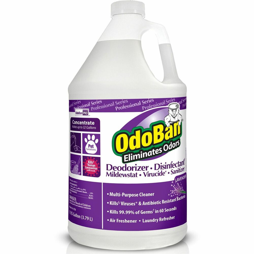 Image of Clean Control Corporation Odor Eliminator, Concentrate, Lavender, 1 Gal, 4/CT, PE