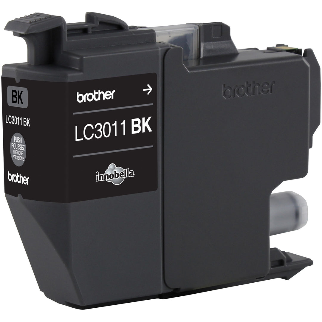 Image of Brother Innobella LC3011BK Standard Yield Black Ink Cartridge (approx. 200 pages), 200 Pages, 1 Each