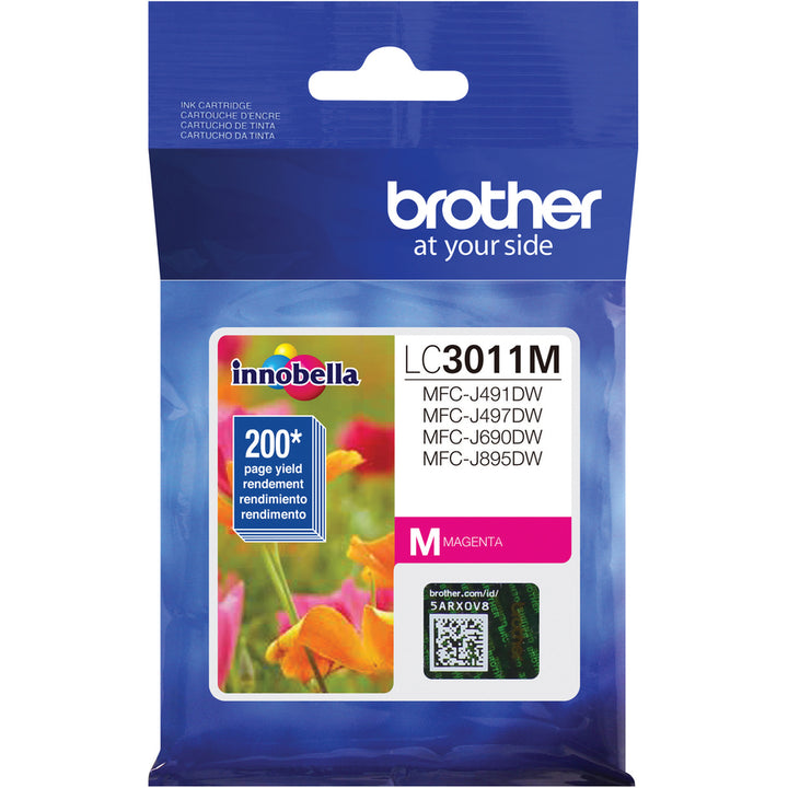 Image of Brother Innobella LC3011M Standard Yield Magenta Ink Cartridge (approx. 200 pages), 200 Pages, 1 Each