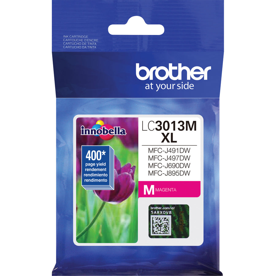Image of Brother Innobella LC3013M High Yield Magenta Ink Cartridge (approx. 400 pages), 400 Pages, 1 Each