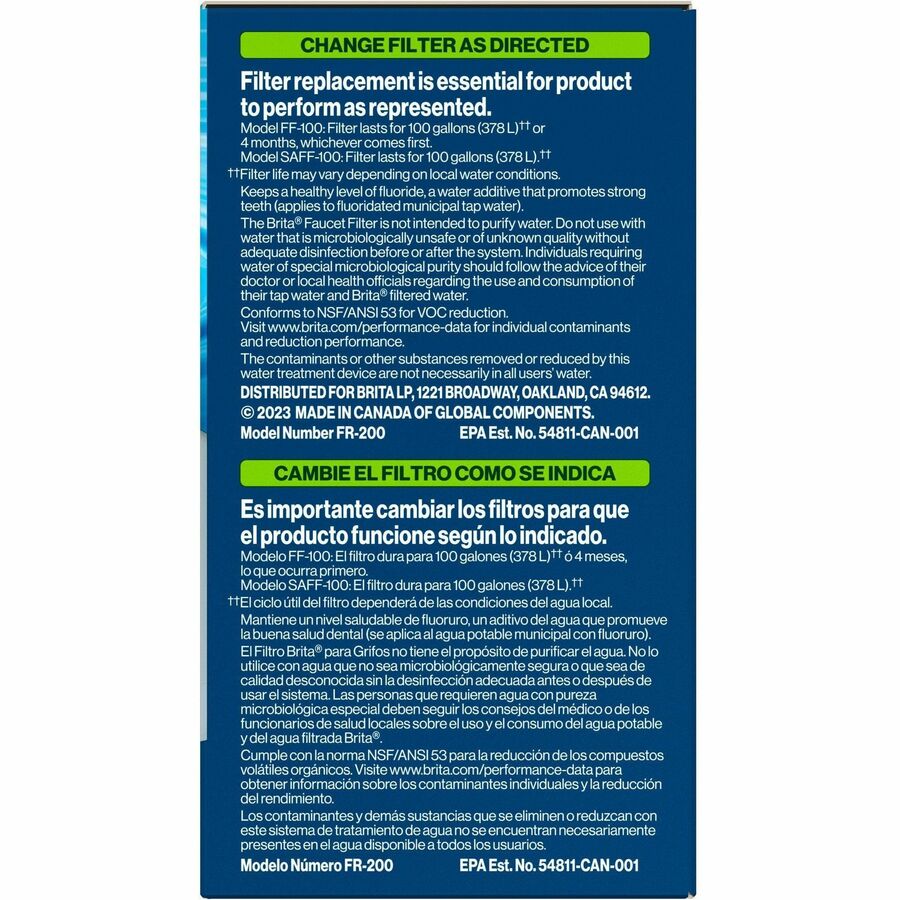 Image of Clorox® Filter, f/Brita Faucet Water Filter System, On-Tap, WE