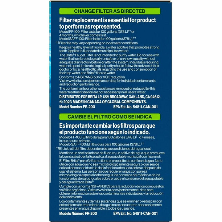 Image of Clorox® Filter, f/Brita Faucet Water Filter System, On-Tap, WE