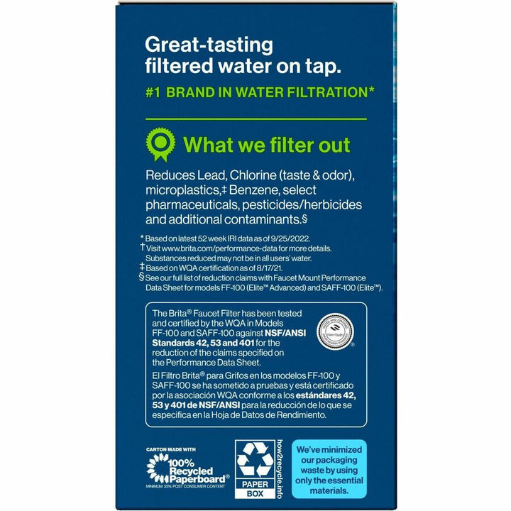 Image of Clorox® Filter, f/Brita Faucet Water Filter System, On-Tap, WE