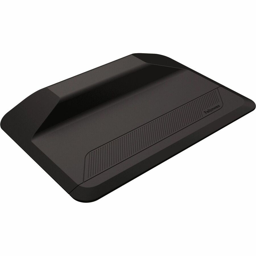 Image of Fellowes® ActiveFusion Anti-Fatigue Mat, Rectangular; Beveled Edges, 36 x 24, Black