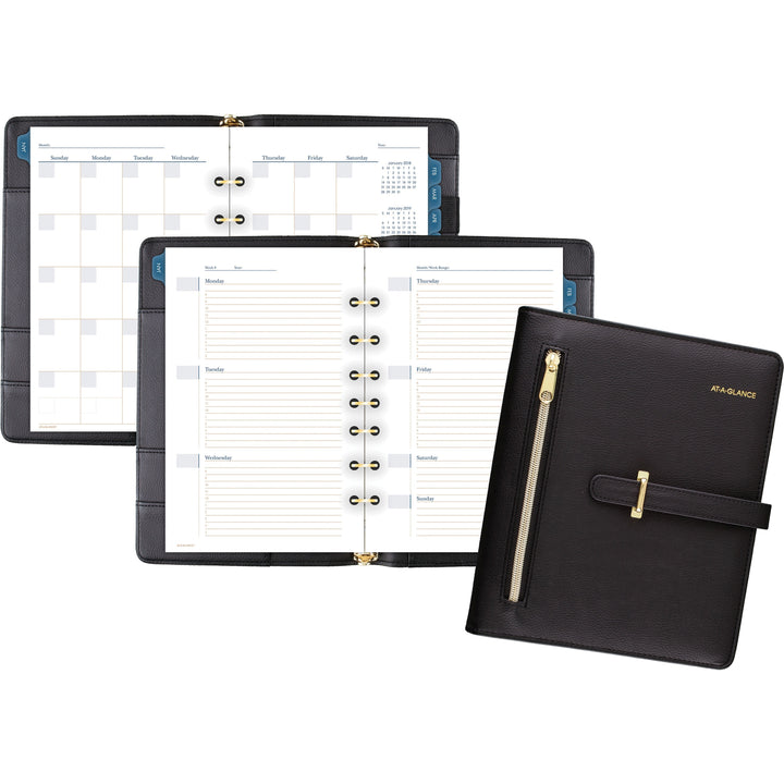 Image of AT-A-GLANCE® Planner Starter Set, Undated, 5-1/2"x8-1/2" Page Size, BK