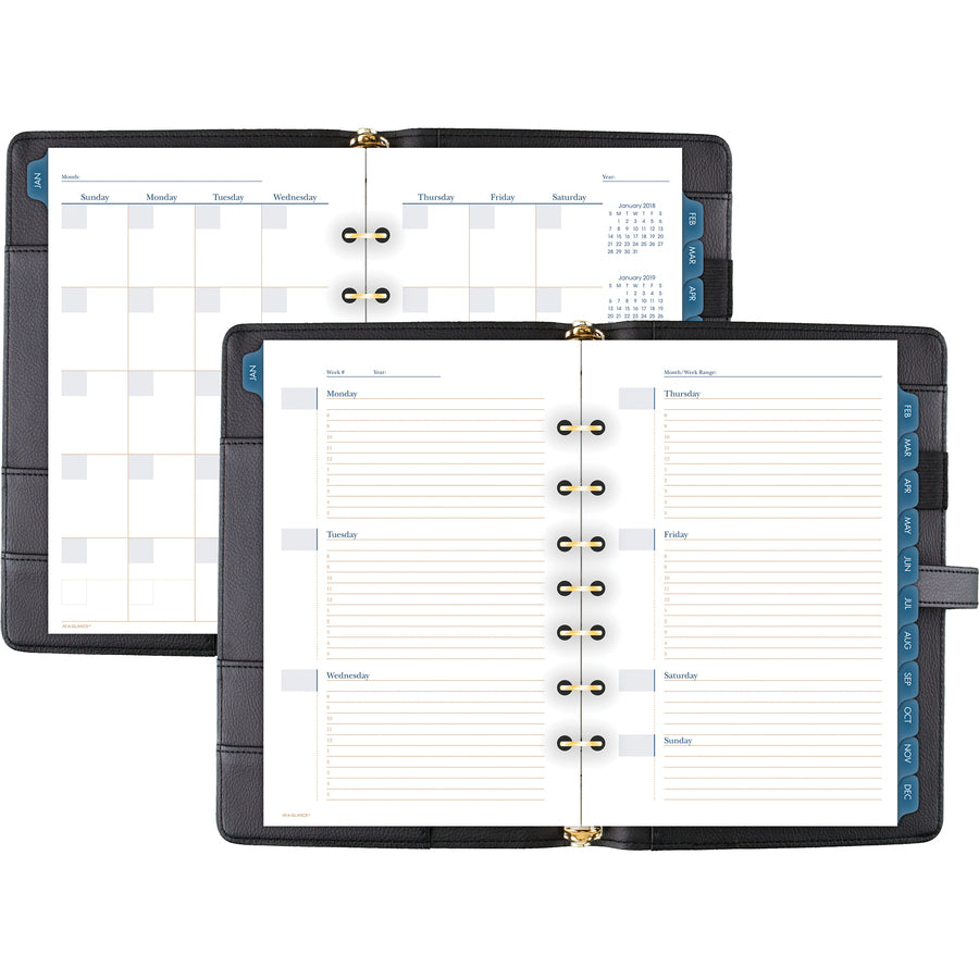 Image of AT-A-GLANCE® Planner Starter Set, Undated, 5-1/2"x8-1/2" Page Size, BK