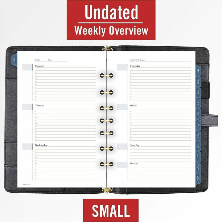 Image of AT-A-GLANCE® Planner Starter Set, Undated, 5-1/2"x8-1/2" Page Size, BK