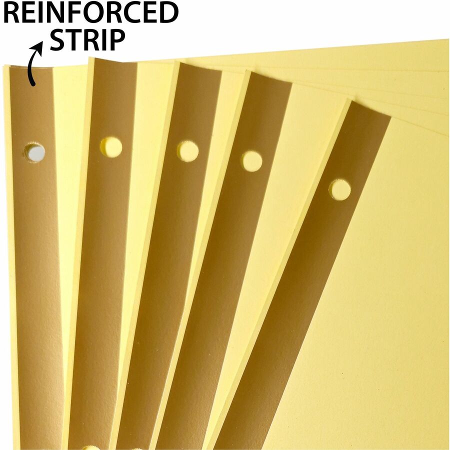 Image of Business Source Tab Indexes,Printed 1-31,Black Lthr,8-1/2"x11",31/ST,Buff