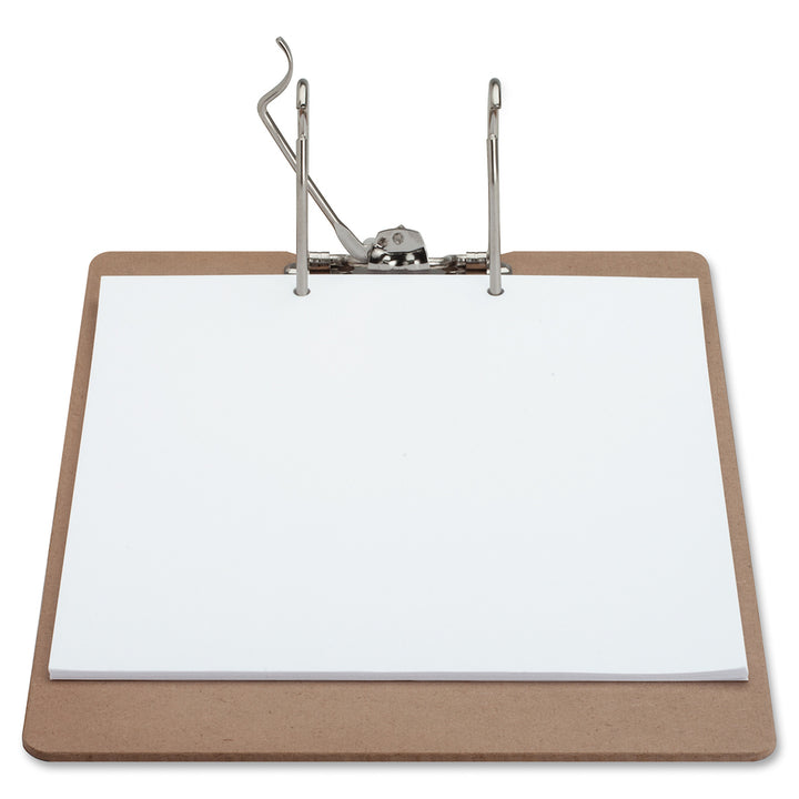 Image of Business Source Clipboard,w/Metal Lever,2" Cap,9"x14.5"x0.118",Brown