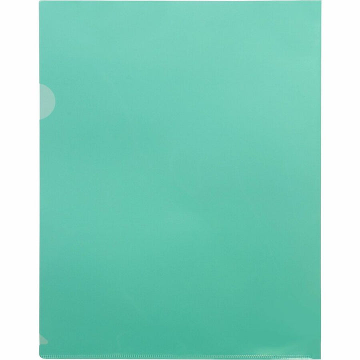 Image of Business Source File Holders, Poly, Transparent, 11"x8-1/2",10/PK,5PK/BX,GN