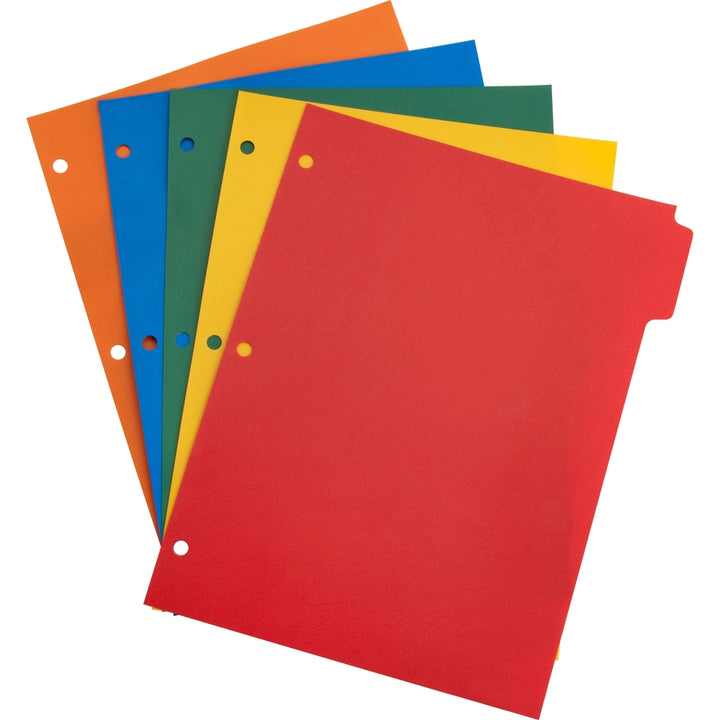 Image of Business Source Indexes, Poly, Pain Tab, 3HP, 8-1/2"x11", 5/ST, AST
