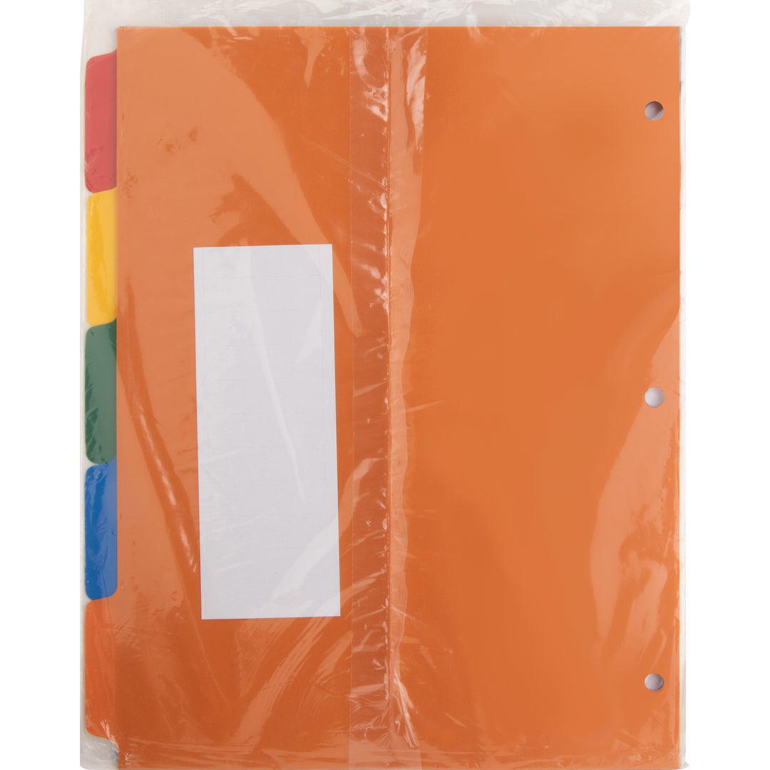 Image of Business Source Indexes, Poly, Pain Tab, 3HP, 8-1/2"x11", 5/ST, AST