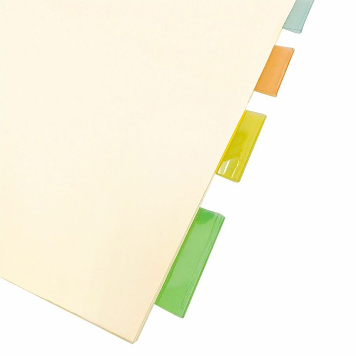 Image of Business Source Ring Binder Dividers,w/ Pocket,11"x9",5/ST,Buff Stock/AST