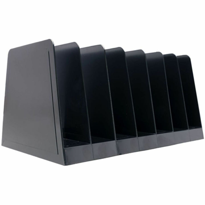 Image of Business Source Desk Sorter,7-Compartment,8-3/4"x5-1/2"x4-1/2",Black