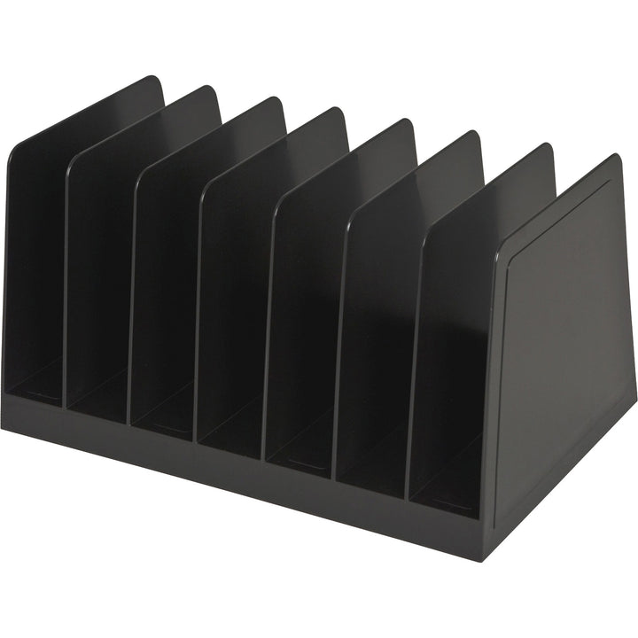 Image of Business Source Desk Sorter,7-Compartment,8-3/4"x5-1/2"x4-1/2",Black